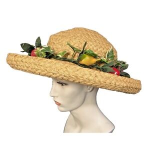 Helen Kaminski Classic 100% Raffia Straw Hat Handmade Madagascar Retail $279